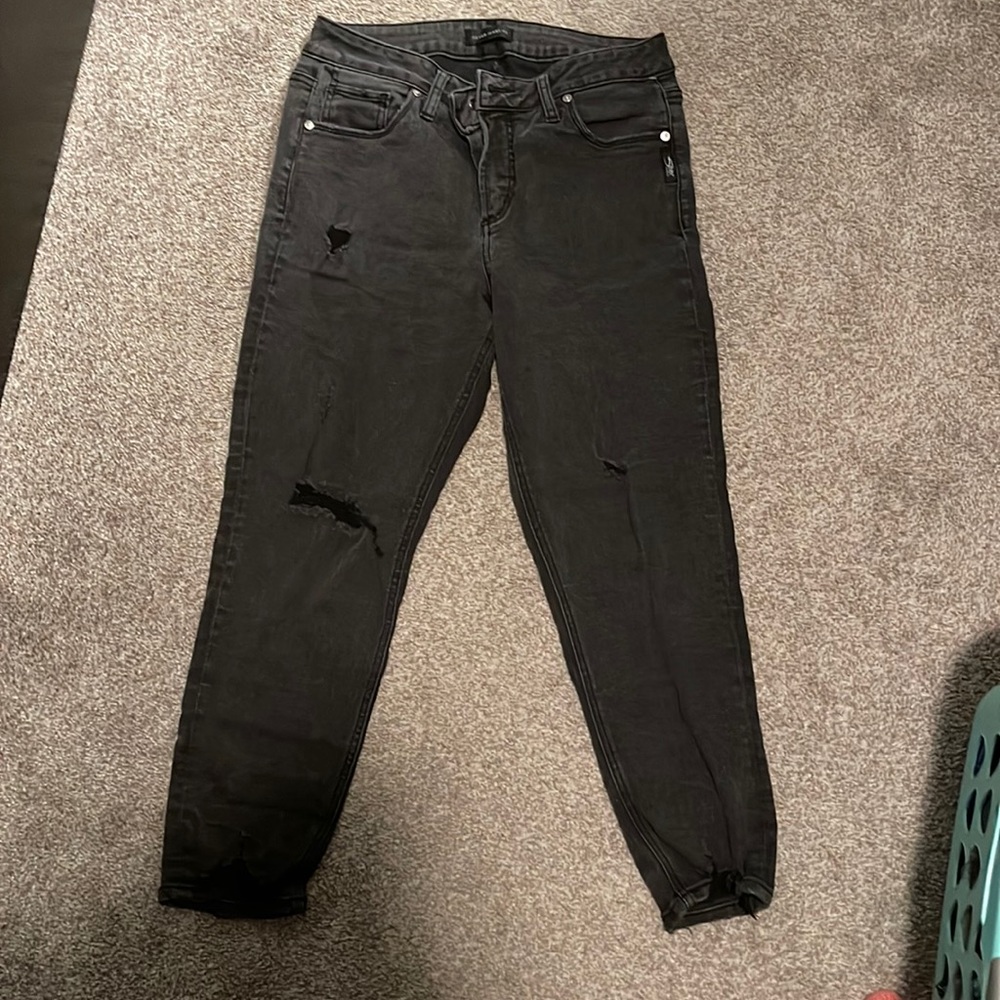 Silver Avery Skinny Jeans
